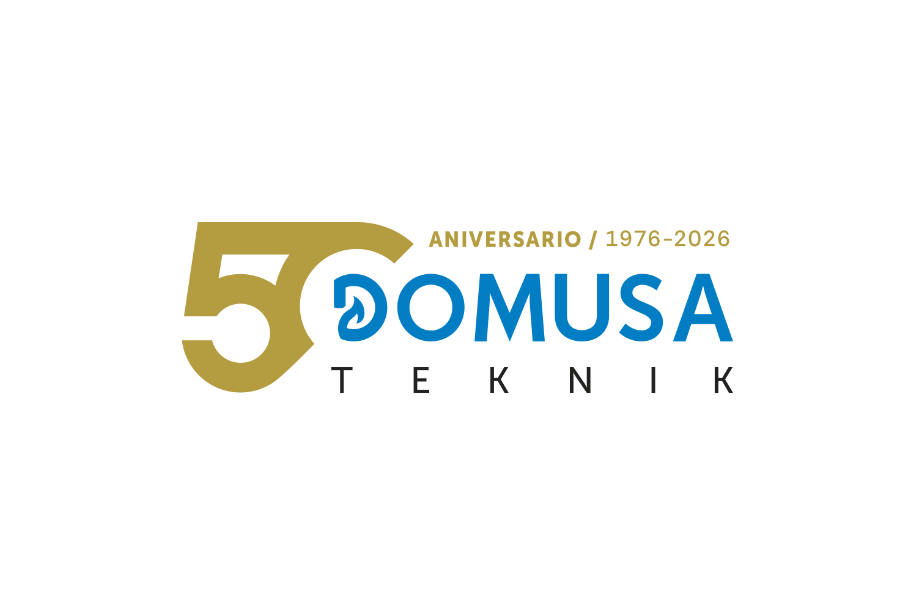 logotipo domusa teknik 50 aniversario